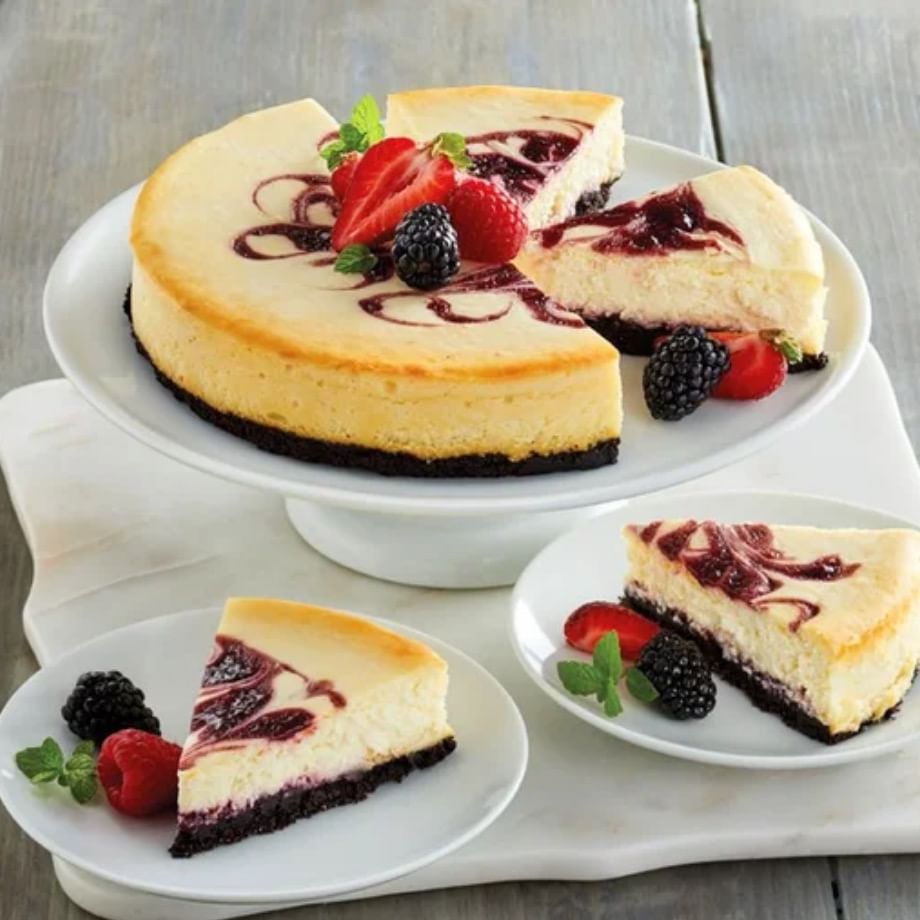 Choco Cheesecake Berryfied - Berry Chocolate Cheesecake
