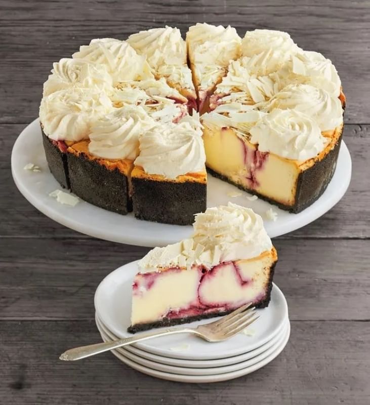 Chocolate Raspberry Cheesecake: Send to USA