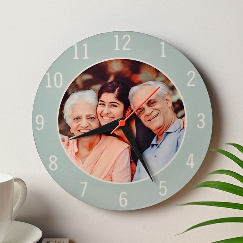 Happy Grandparents Photo Clock