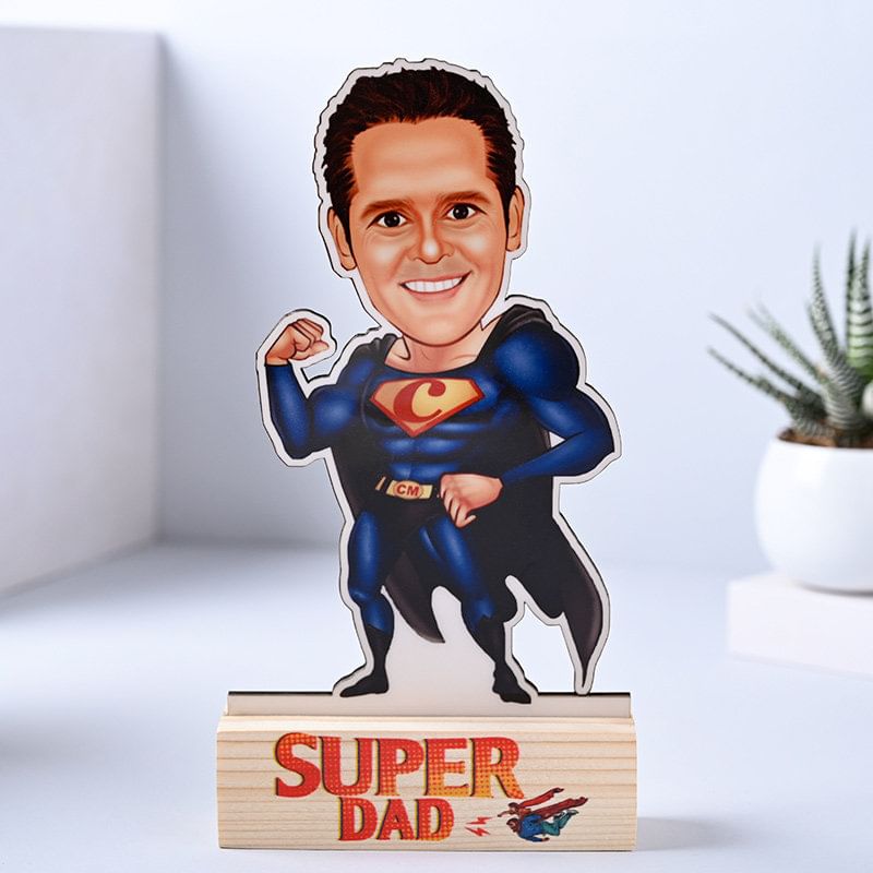 Super Dad Caricature-USA
